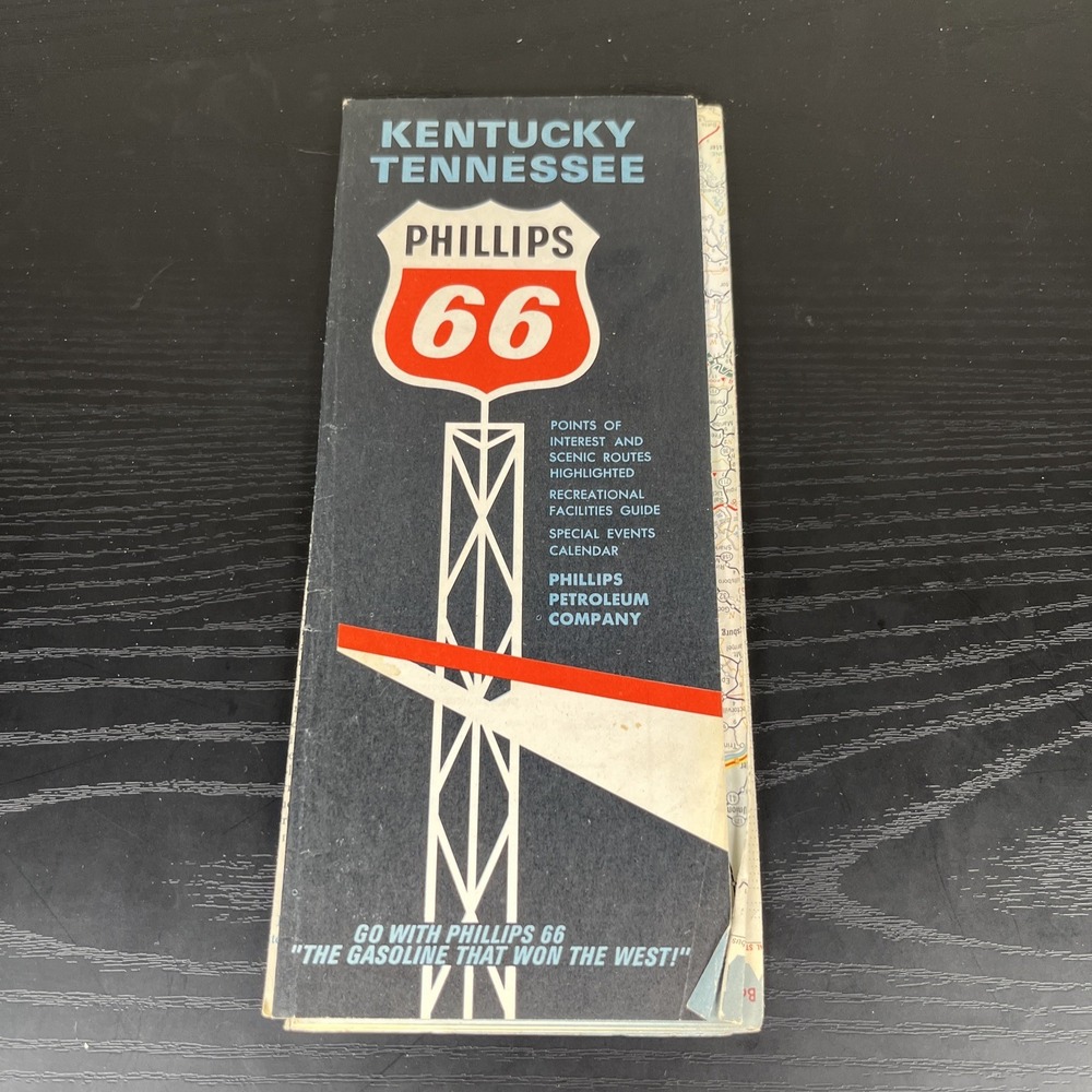 Kentucky Tennessee Phillips 66 Points Of Interest‎ & Scenic Routes Highlighted